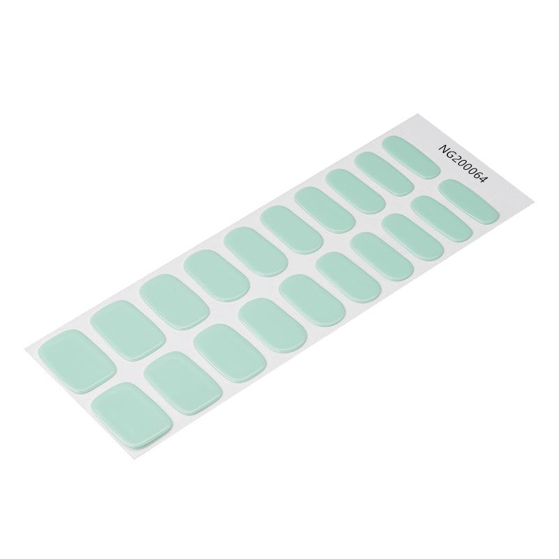 Uñas de gel Mint