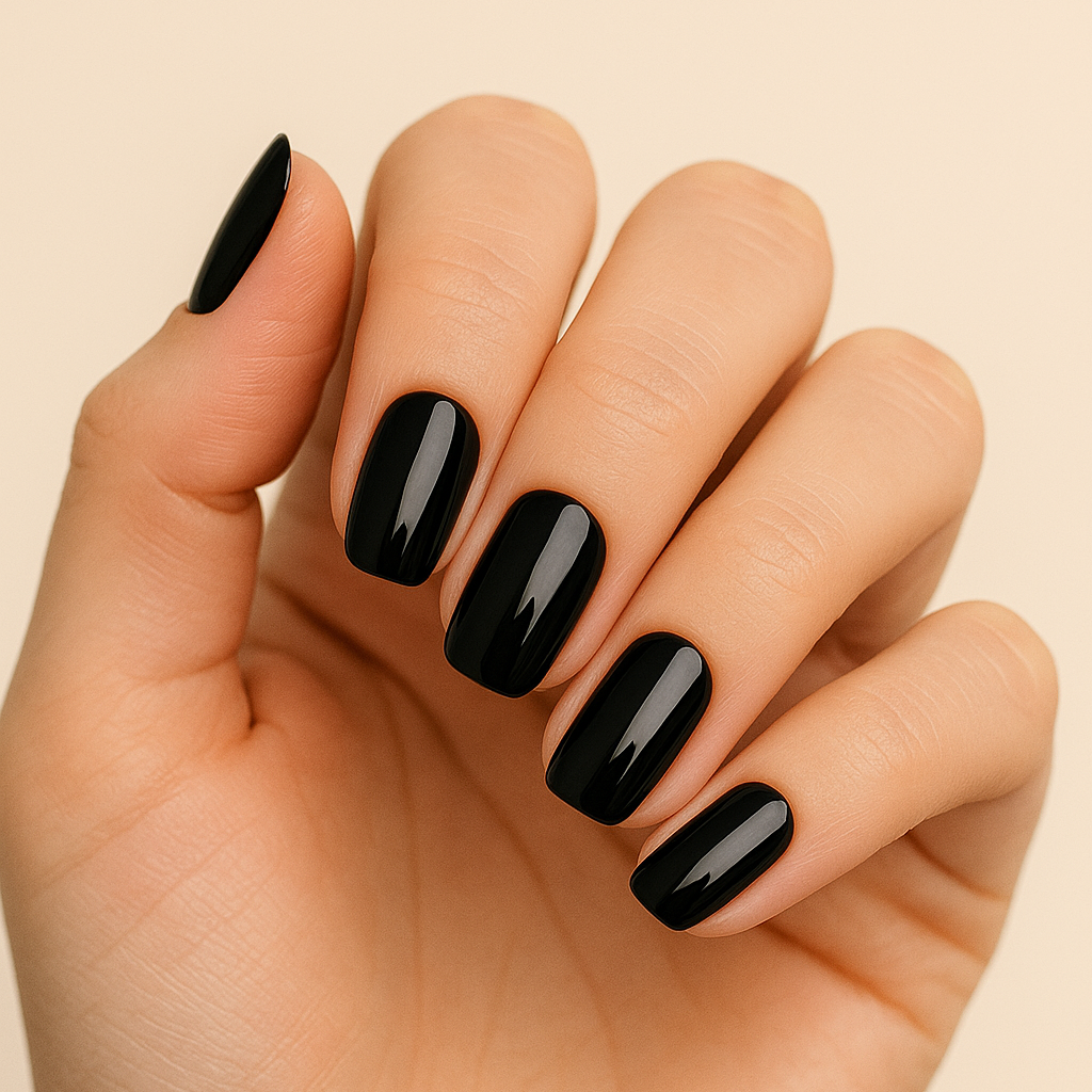 Uñas de gel Black