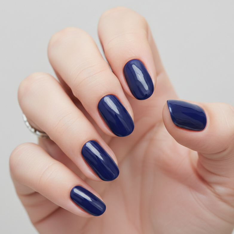 Uñas de Gel Non-UV Blue