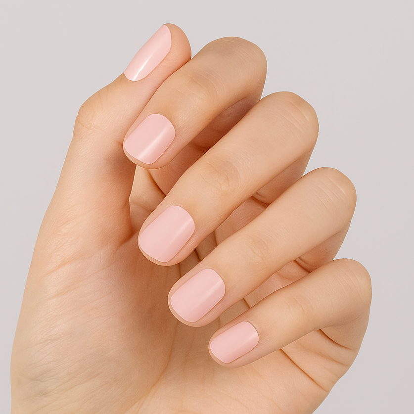 Uñas de gel Nude Pink