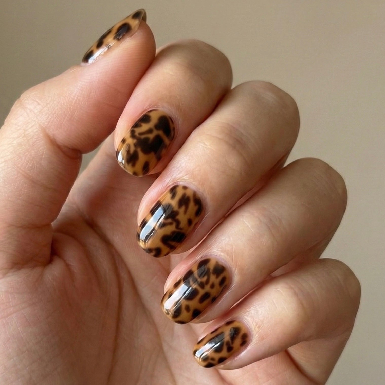 Uñas de Gel Non-UV Tiger