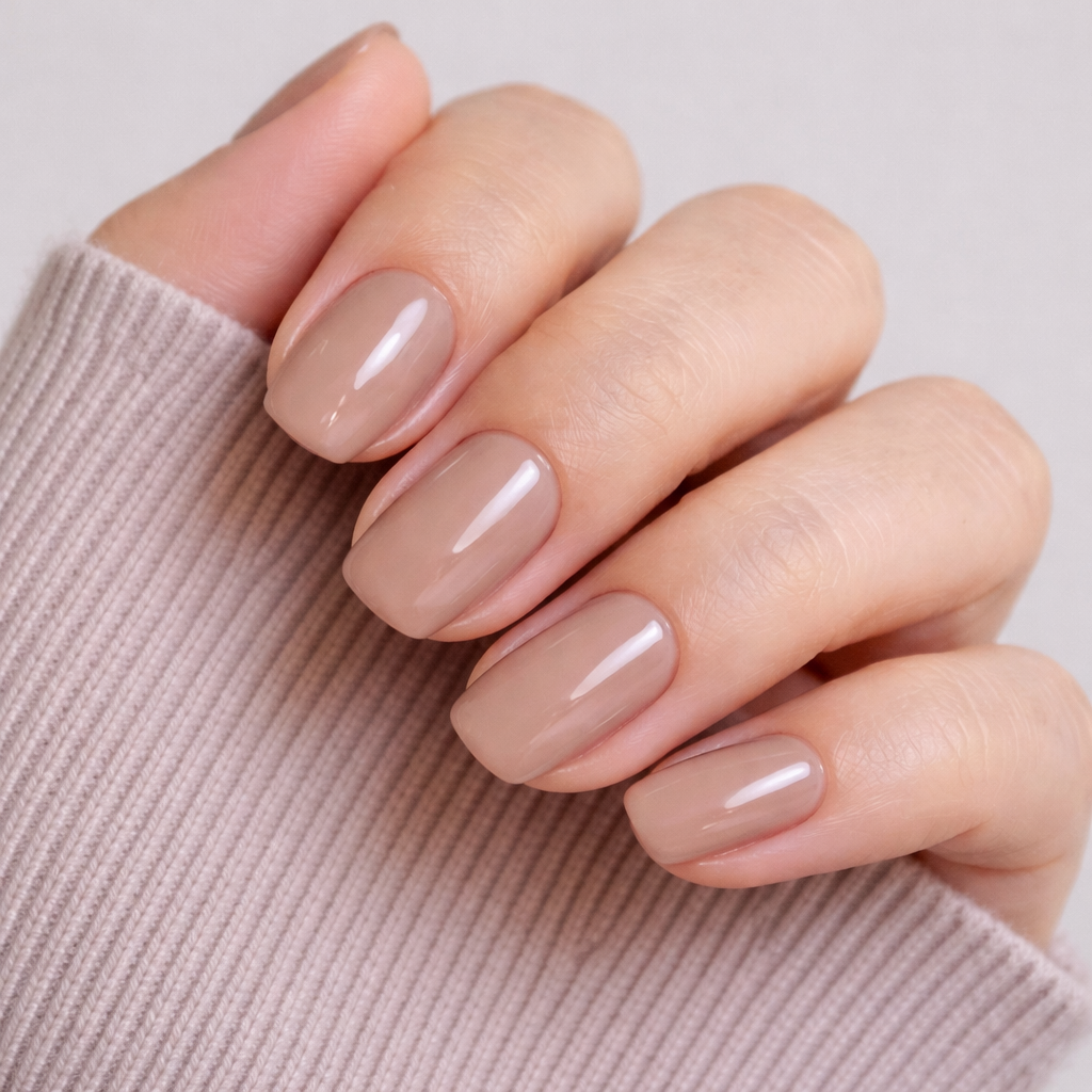 Uñas de Gel Non-UV Soft Taupe