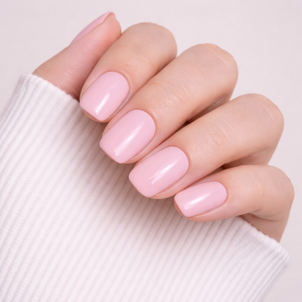 Uñas de Gel Non-UV Baby Pink