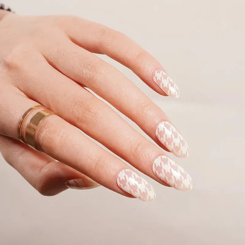 Uñas de Gel Jacquard