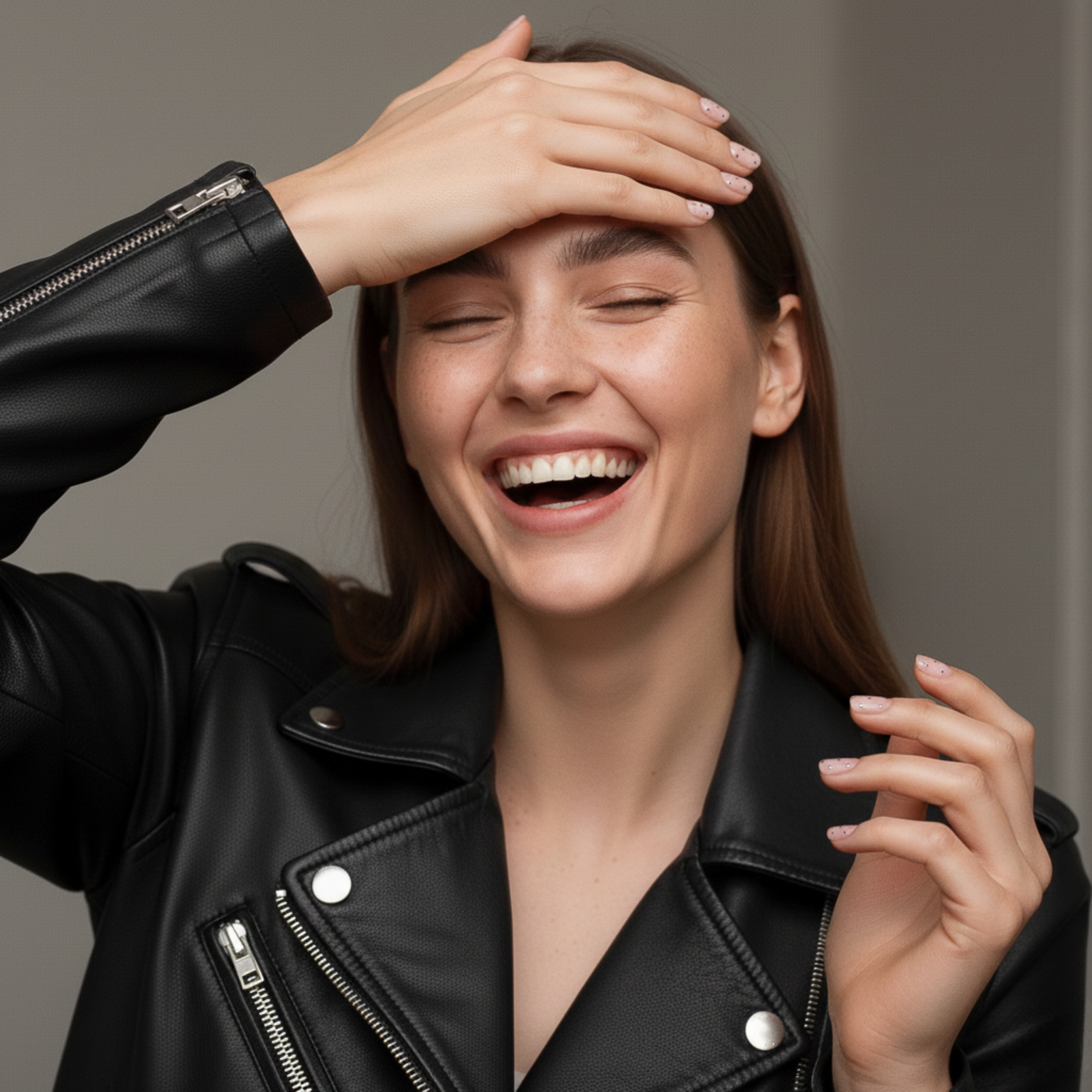 Uñas de gel Pink & Tachas