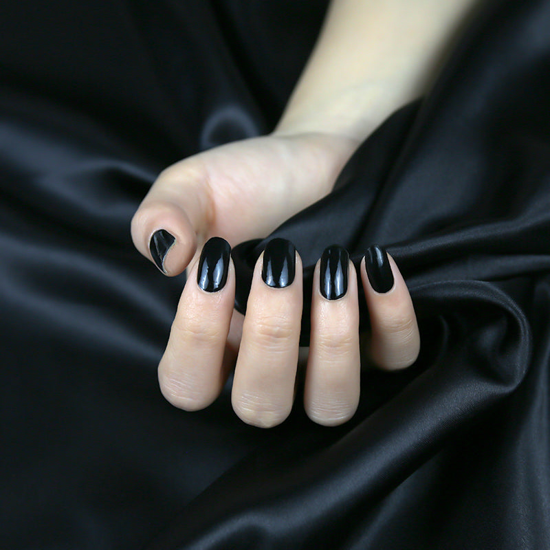 Uñas de gel Black