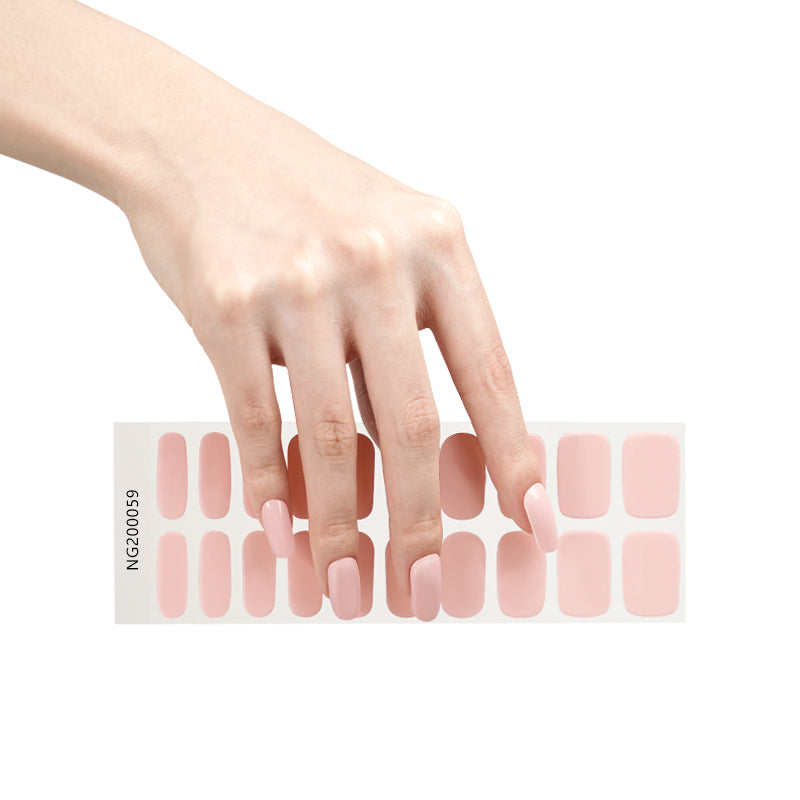 Uñas de gel Nude Pink