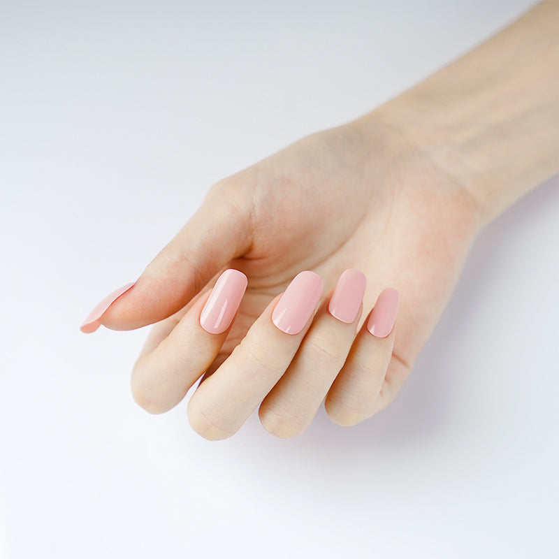 Uñas de gel Nude Pink