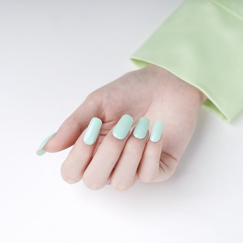 Uñas de gel Mint