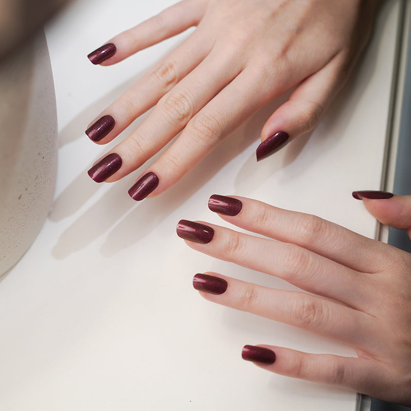 Uñas de Gel Plum