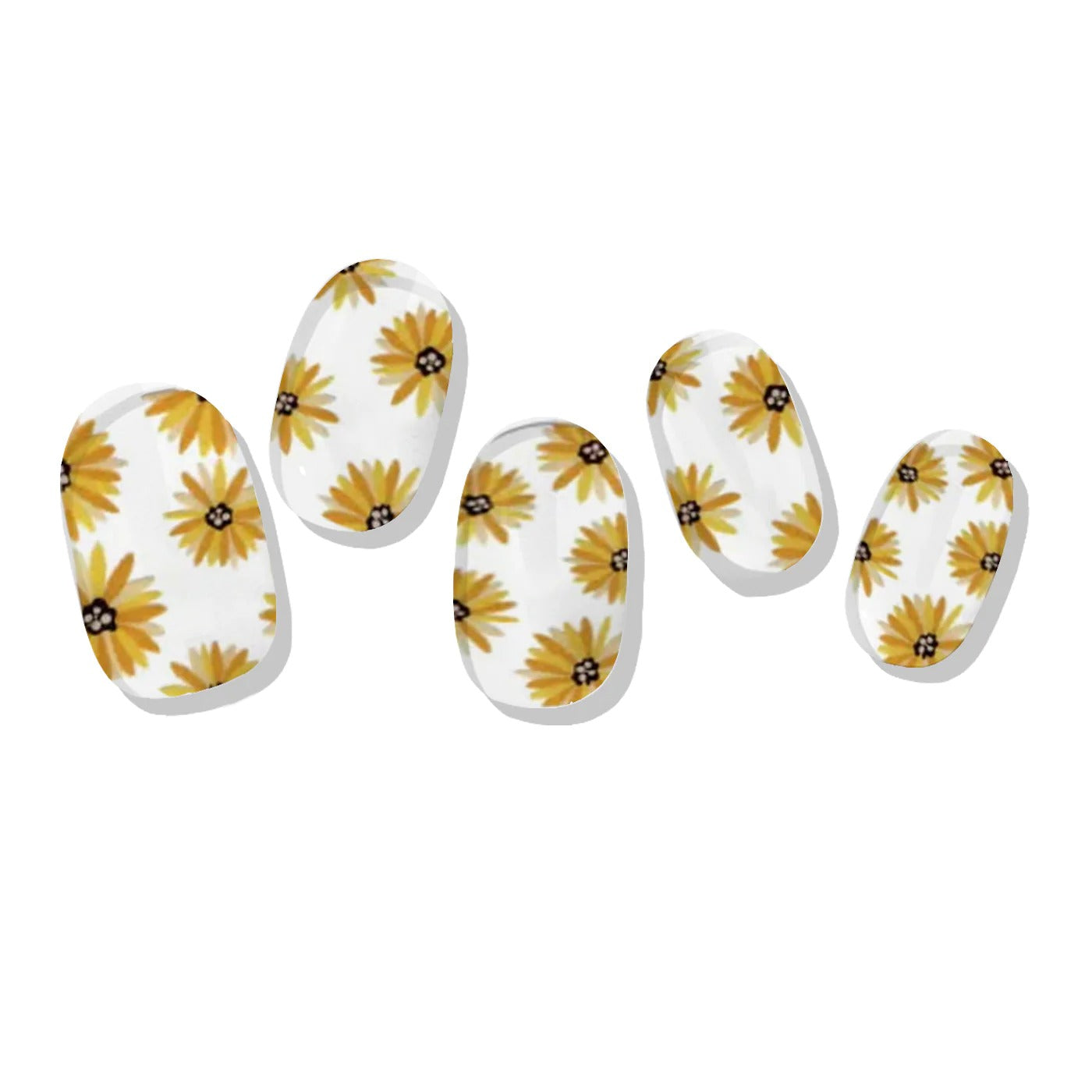 Uñas de Gel Girasoles