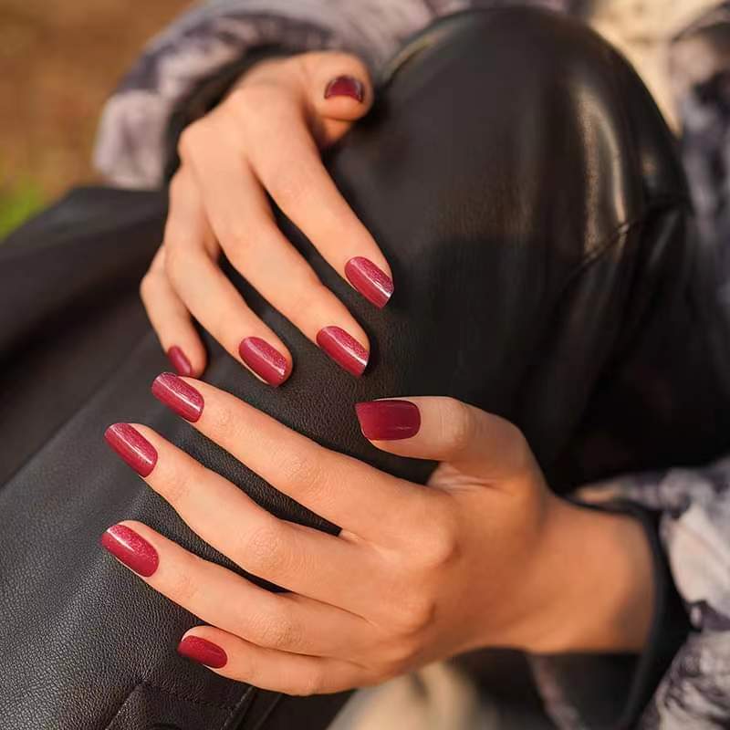 Uñas de Gel Cabernet