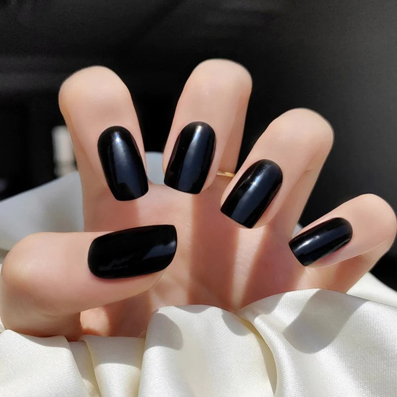 Uñas de gel Black