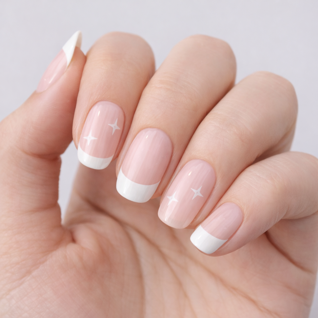 Uñas de Gel Classic Frenchie