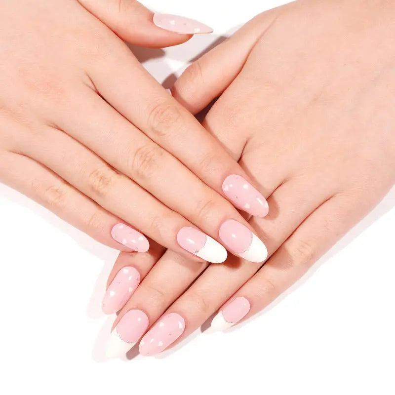 Uñas de Gel French Hearts