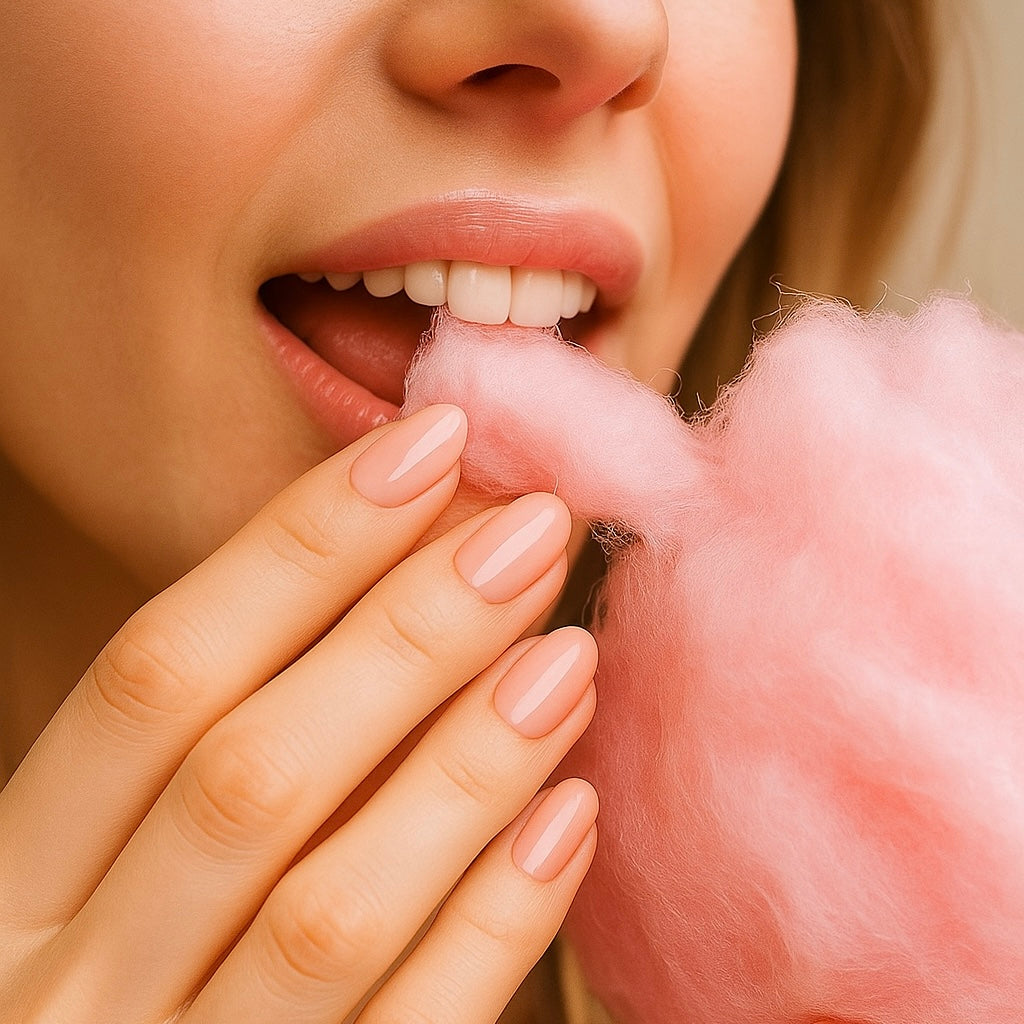 Uñas de Gel Cotton Candy