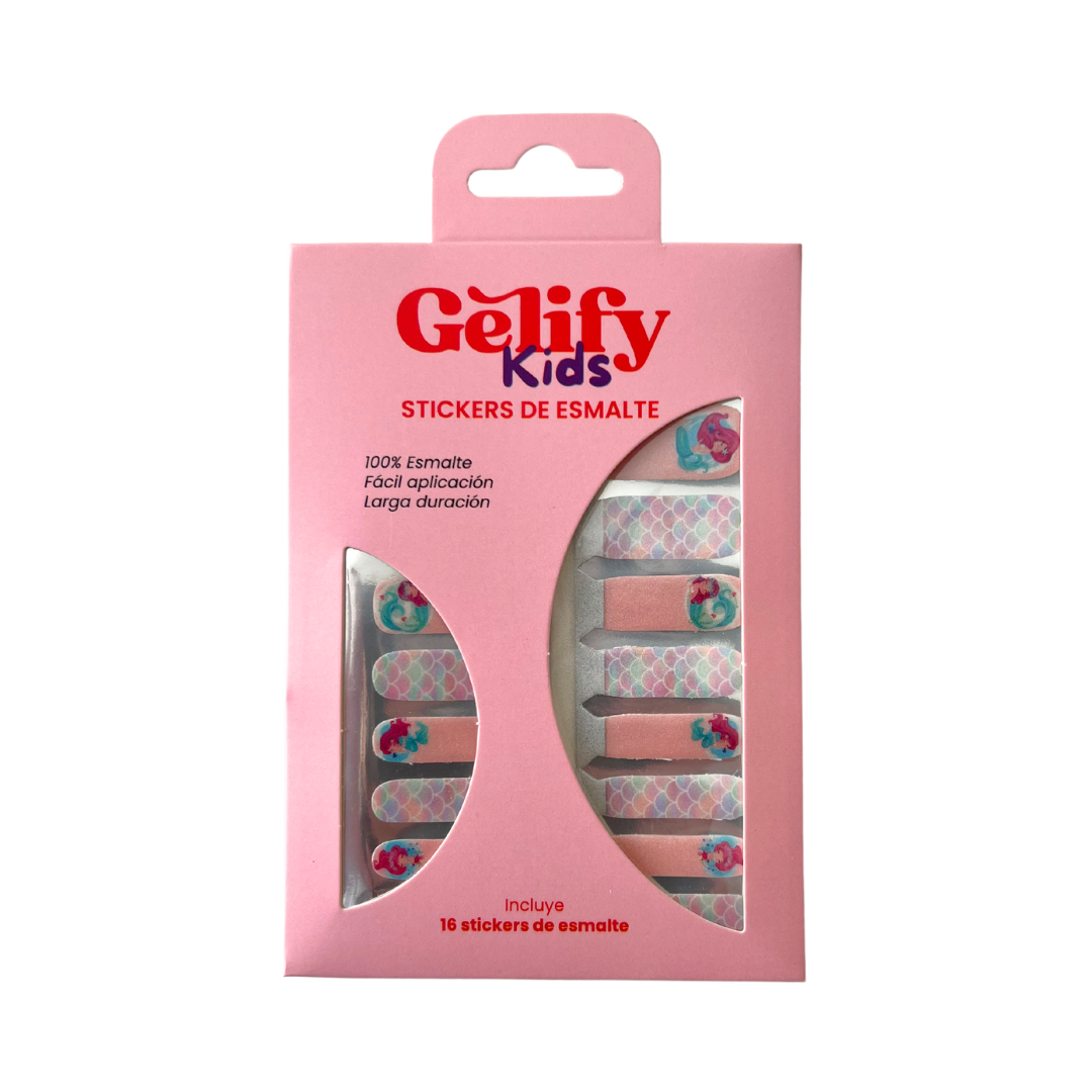 Sticker de esmalte para uñas niña Gelify Kids Sirenita