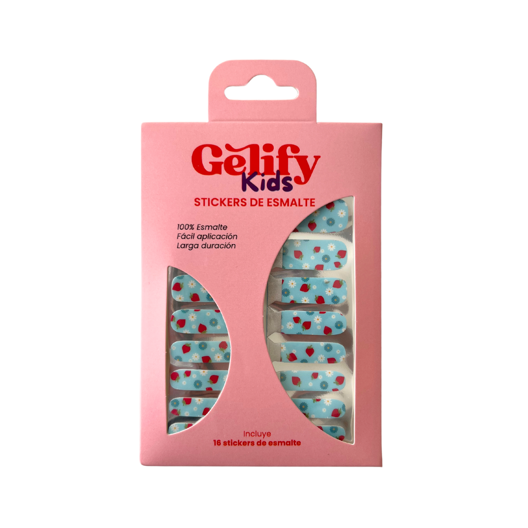 Sticker de esmalte para uñas niña Gelify Kids Frutillita