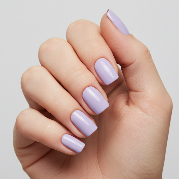 Uñas de gel Lavanda