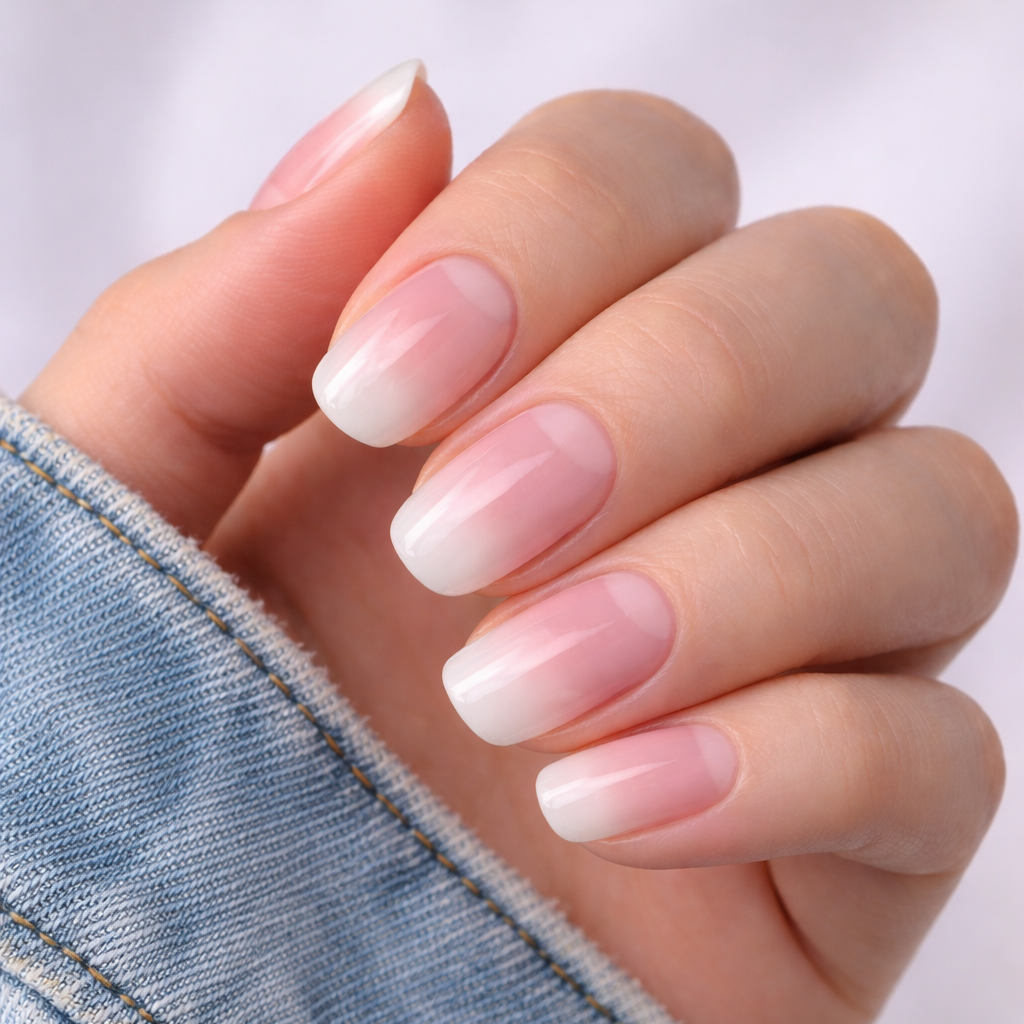 Uñas de Gel Holiday French