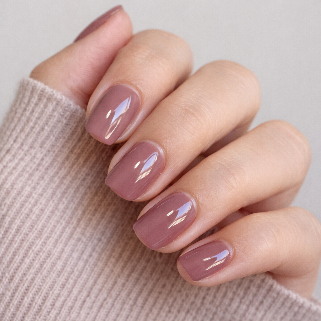Uñas de Gel Non-UV Mauve