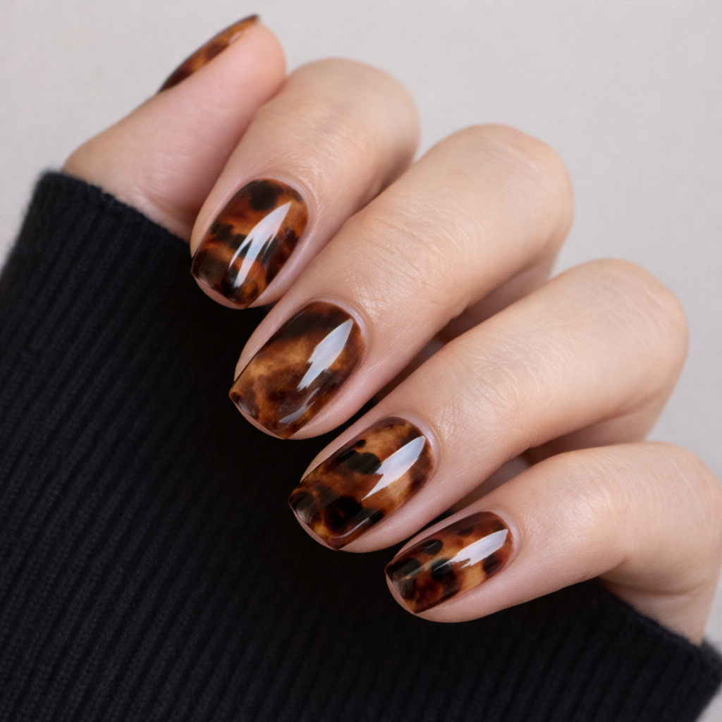 Uñas de Gel Non-UV Tortoise