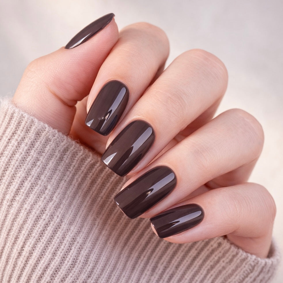 Uñas de Gel Non-UV Chocolate