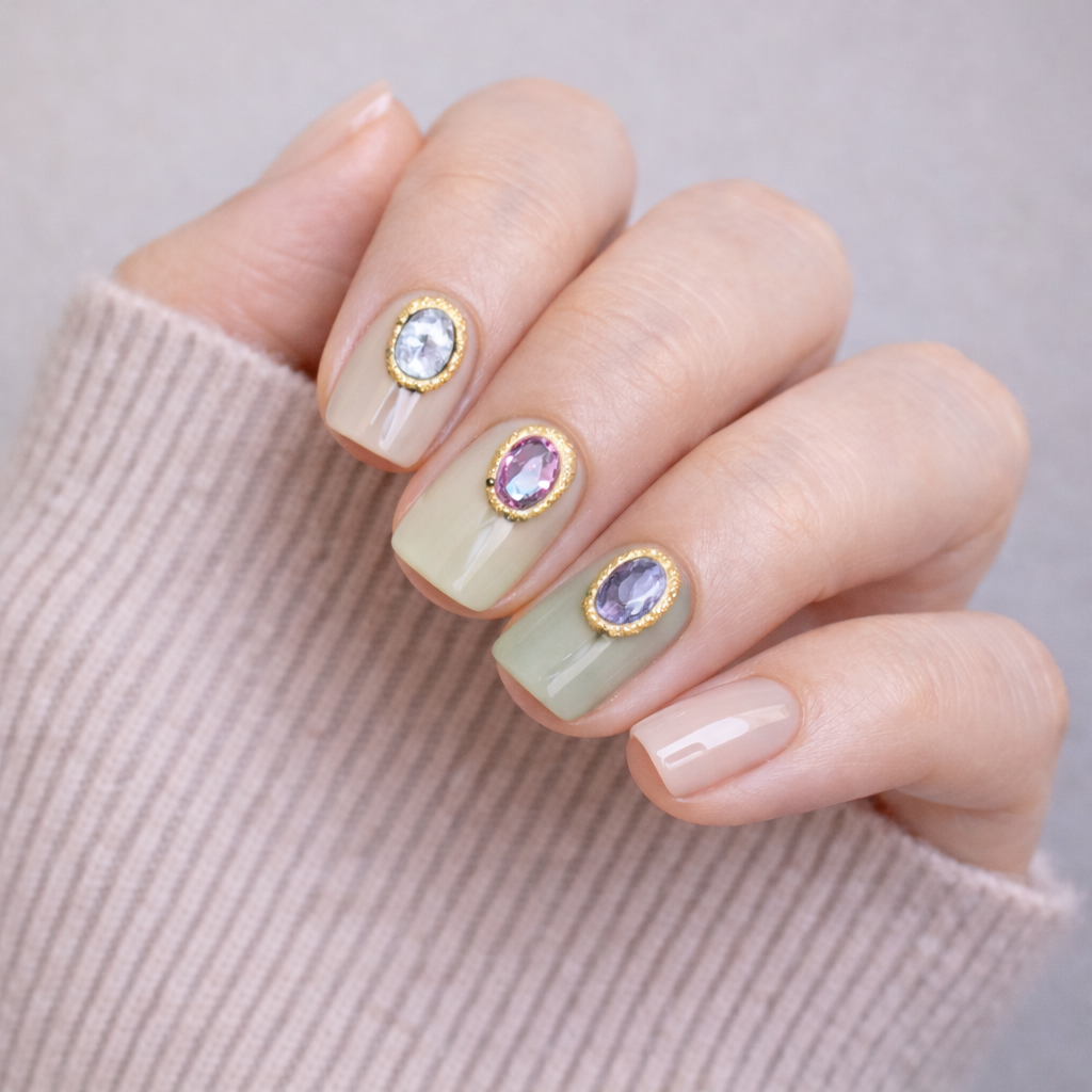 Uñas de Gel Non-UV Opalite
