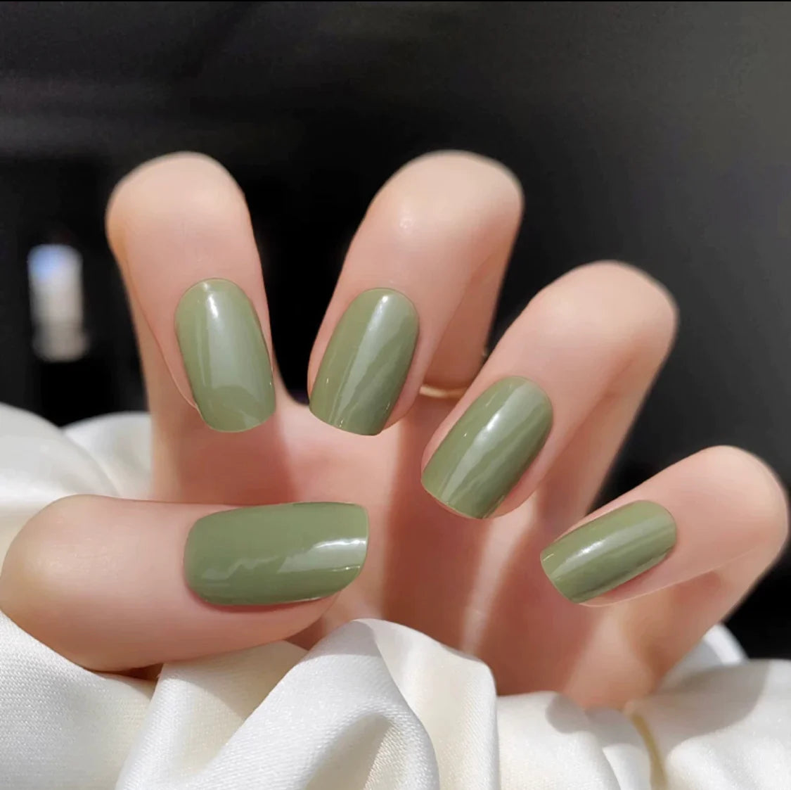 Uñas de gel Olive